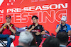 TEST BAHRAIN, (L to R): Charles Leclerc (MON) Ferrari; Zhou Guanyu (CHN) Alfa Romeo F1 Team; e Logan Sargeant (USA) Williams Racing, in the FIA Press Conference.
25.02.2023. Formula 1 Testing, Sakhir, Bahrain, Day Three.
- www.xpbimages.com, EMail: requests@xpbimages.com © Copyright: Bearne / XPB Images